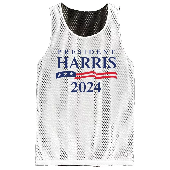 President Harris 2024 Mesh Reversible Basketball Jersey Tank