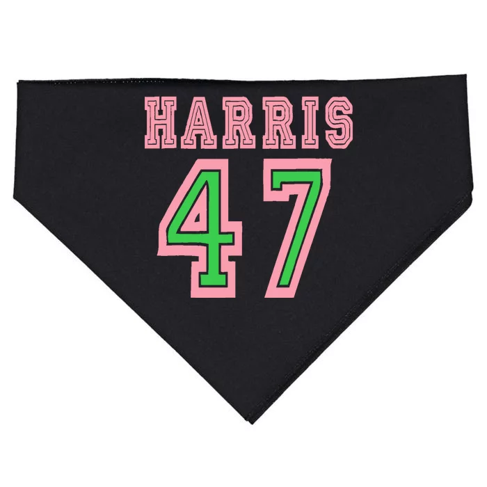 President Harris 2024 Kamala Harris 47 USA-Made Doggie Bandana