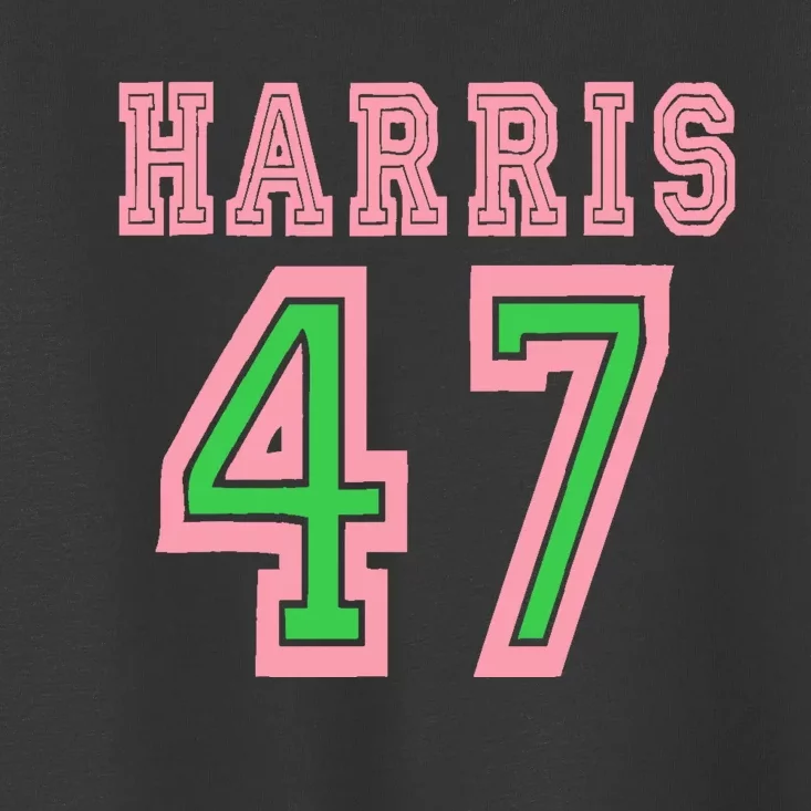 President Harris 2024 Kamala Harris 47 Toddler T-Shirt