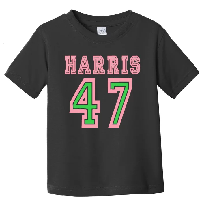 President Harris 2024 Kamala Harris 47 Toddler T-Shirt