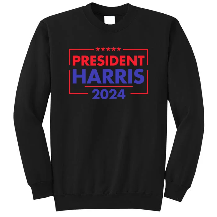 President Harris 2024 Slogan Graphic Sweatshirt