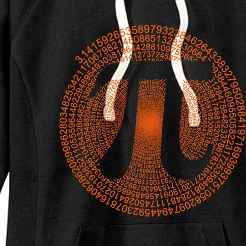 Pi Hoodie 314 Pi Number Symbol Math Science Gift For Lovers Women's Fleece Hoodie