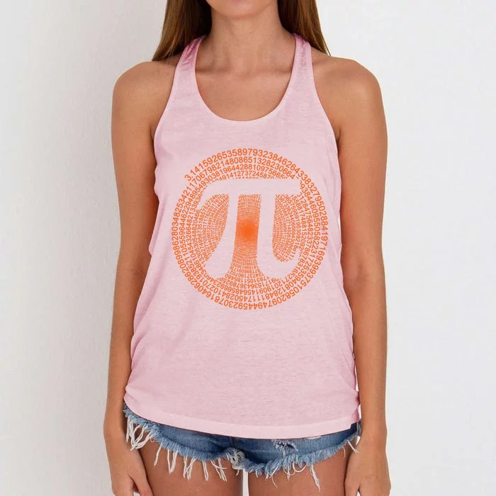 Pi Hoodie 314 Pi Number Symbol Math Science Gift For Lovers Women's Knotted Racerback Tank