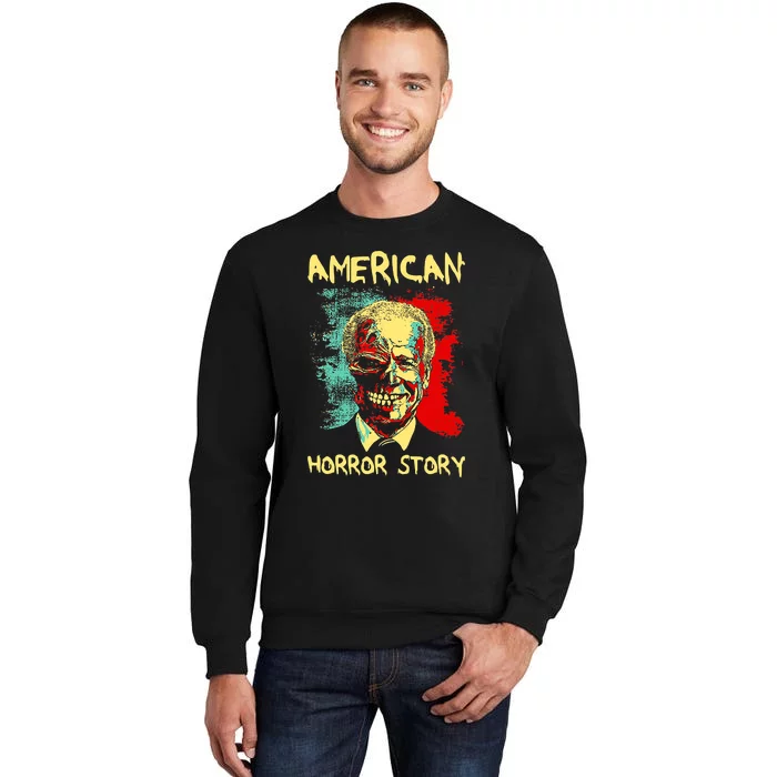 President Horror American Zombie Story Halloween Tall Sweatshirt