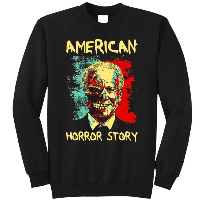 President Horror American Zombie Story Halloween Tall Sweatshirt