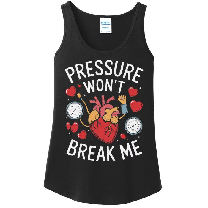 Pulmonary Hypertension Awareness High Blood Pressure Ladies Essential Tank