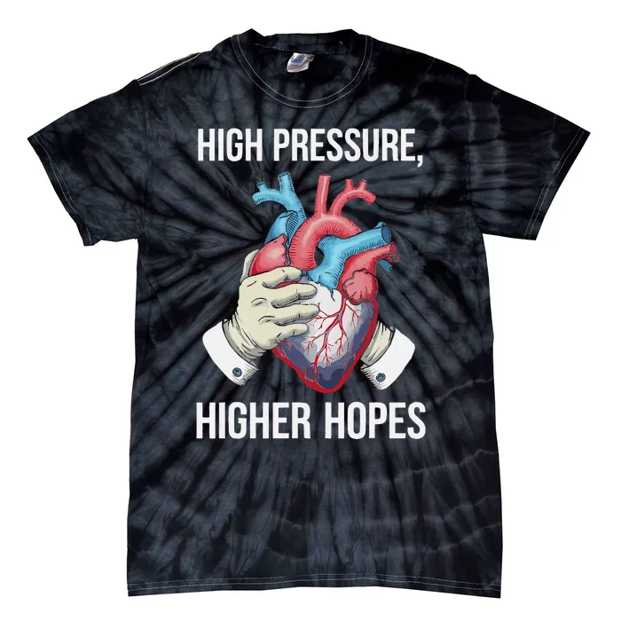 Pulmonary Hypertension Awareness High Blood Pressure Tie-Dye T-Shirt