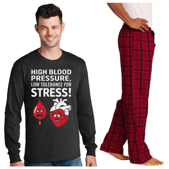 Pulmonary Hypertension Awareness High Blood Pressure Long Sleeve Pajama Set