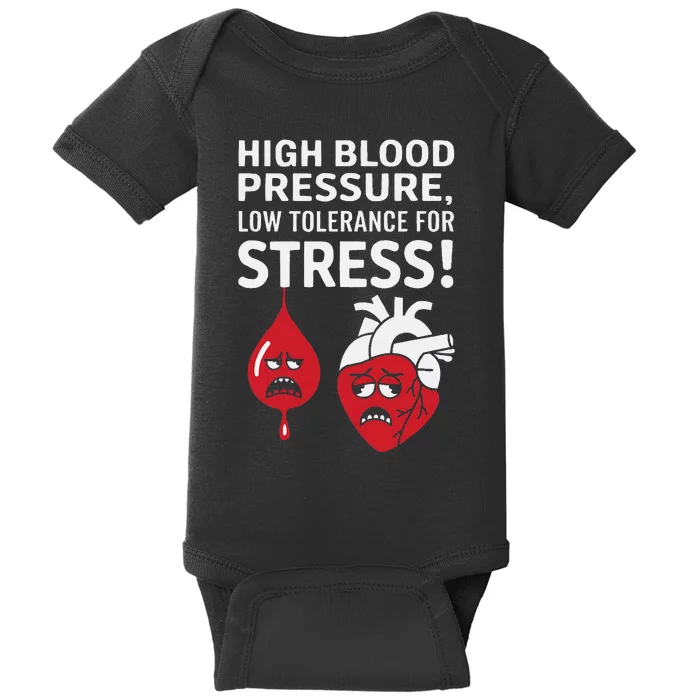 Pulmonary Hypertension Awareness High Blood Pressure Baby Bodysuit