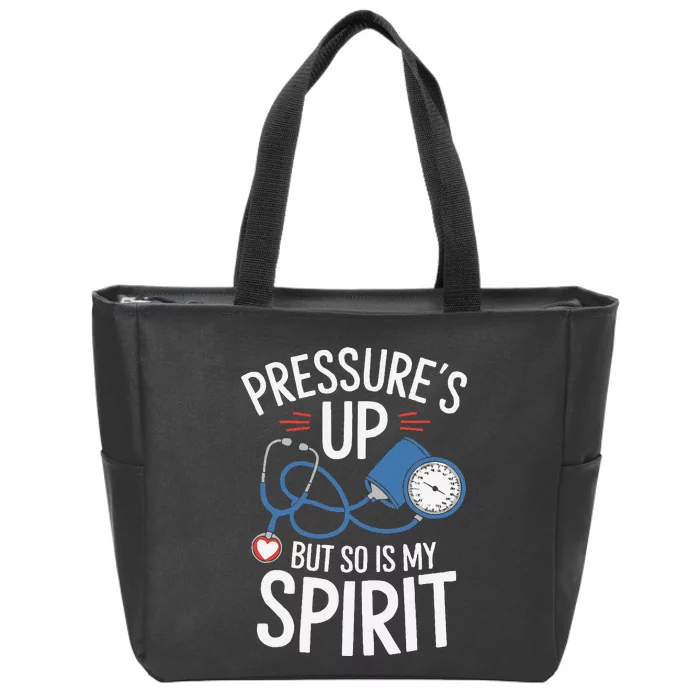 Pulmonary Hypertension Awareness High Blood Pressure Zip Tote Bag