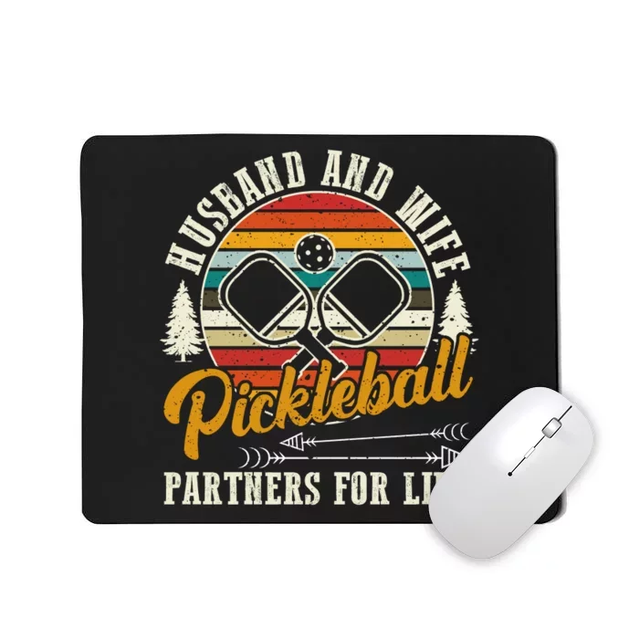 Pickleball Husband And Wife Mousepad