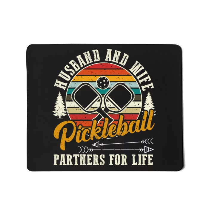 Pickleball Husband And Wife Mousepad