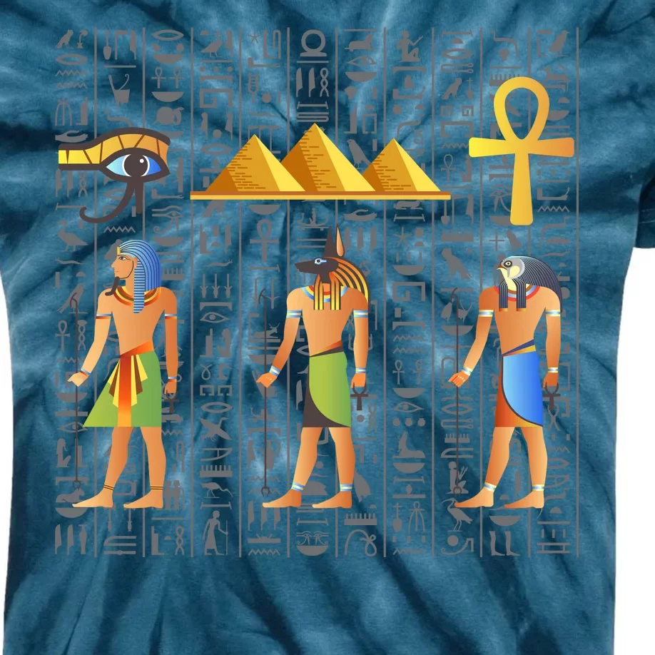 Pharaoh Egyptian Kids Tie-Dye T-Shirt