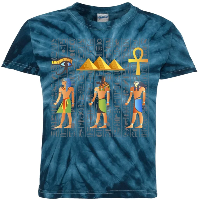 Pharaoh Egyptian Kids Tie-Dye T-Shirt