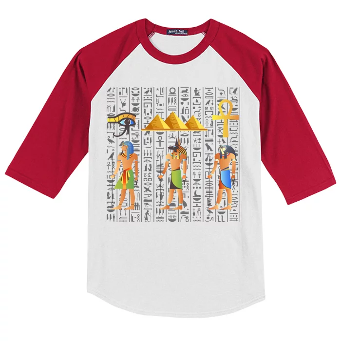 Pharaoh Egyptian Kids Colorblock Raglan Jersey