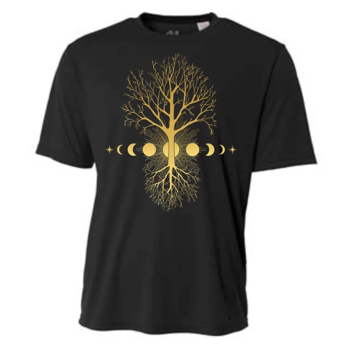 Phases Of The Moon Roots Cooling Performance Crew T-Shirt