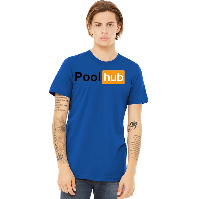 Pool Hub Billiards Pool Player Premium T-Shirt