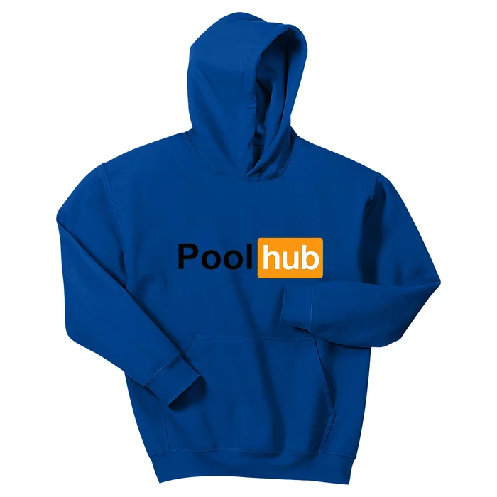 Pool Hub Billiards Pool Player Kids Hoodie