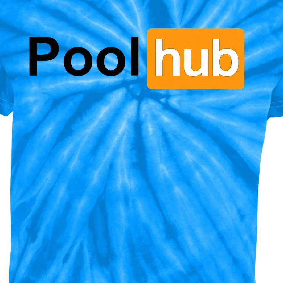 Pool Hub Billiards Pool Player Kids Tie-Dye T-Shirt