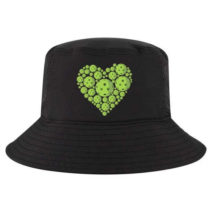 Pickleball Heartbeat Ball Sports Court Tournament Lover Cool Comfort Performance Bucket Hat