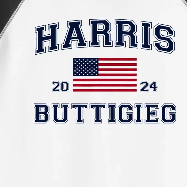 President Harris Buttigieg 2024 Kamala Harris Pete Buttigieg Toddler Fine Jersey T-Shirt