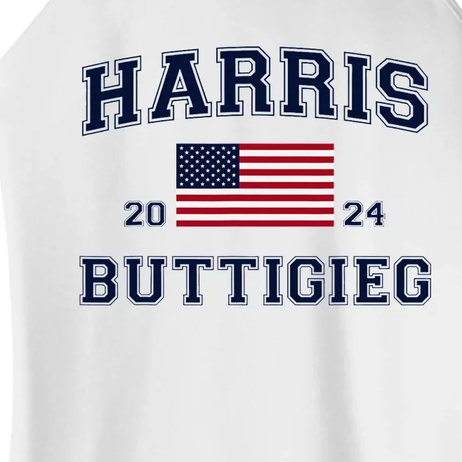 President Harris Buttigieg 2024 Kamala Harris Pete Buttigieg Women’s Perfect Tri Rocker Tank