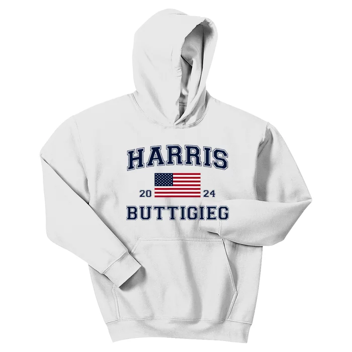 President Harris Buttigieg 2024 Kamala Harris Pete Buttigieg Kids Hoodie