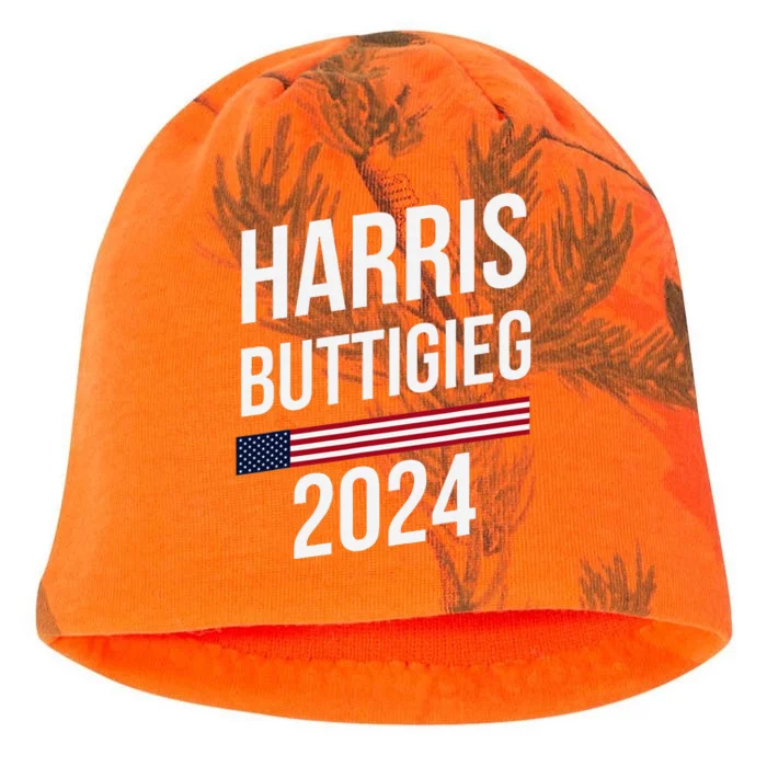 President Harris Buttigieg 2024 Kamala Harris Pete Buttigieg Kati - Camo Knit Beanie