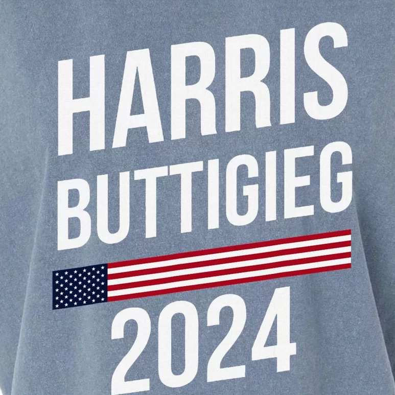 President Harris Buttigieg 2024 Kamala Harris Pete Buttigieg Garment-Dyed Women's Muscle Tee