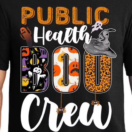 Public Health Boo Crew Halloween Matching Nurse Pajama Set