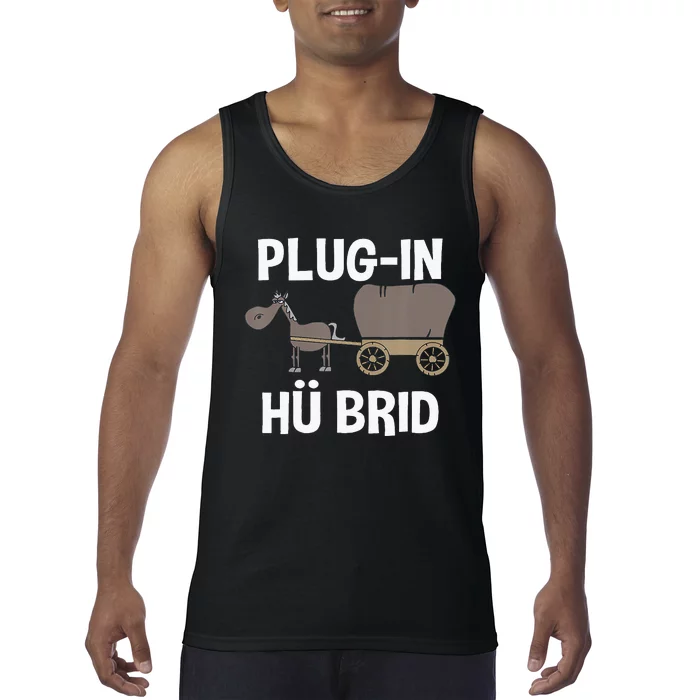 Plugin Hü Brid Funny Hybrid Carhorse Tank Top