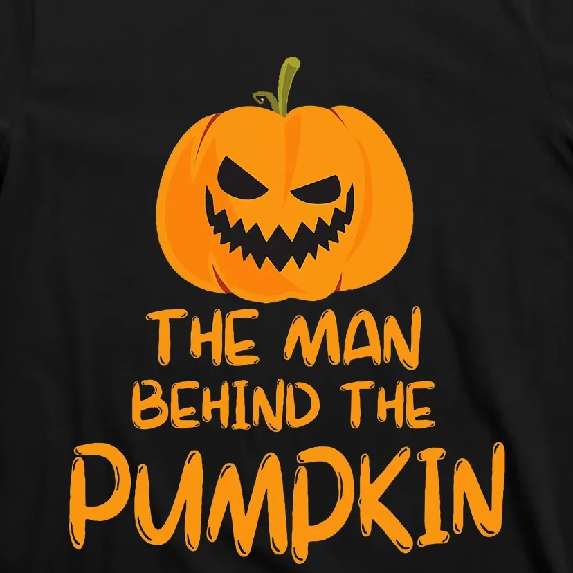 Pumpkinthemed Halloween Couple Costume T-Shirt