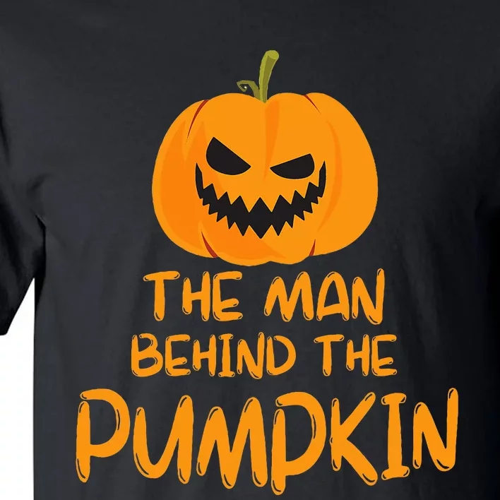 Pumpkinthemed Halloween Couple Costume Tall T-Shirt