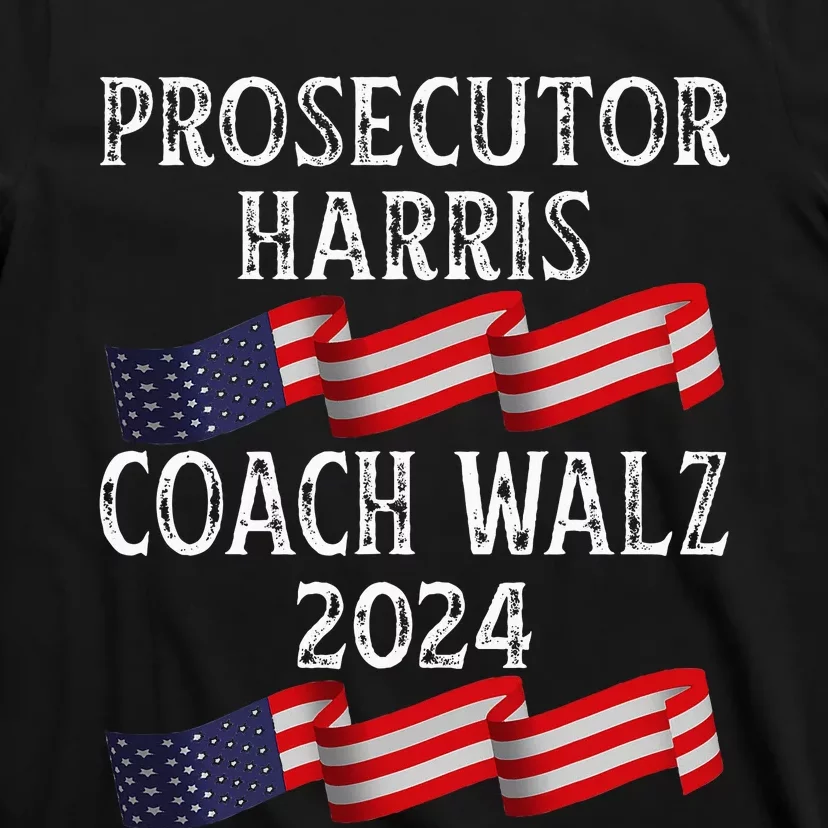 Prosecutor Harris Coach Walz 2024 T-Shirt