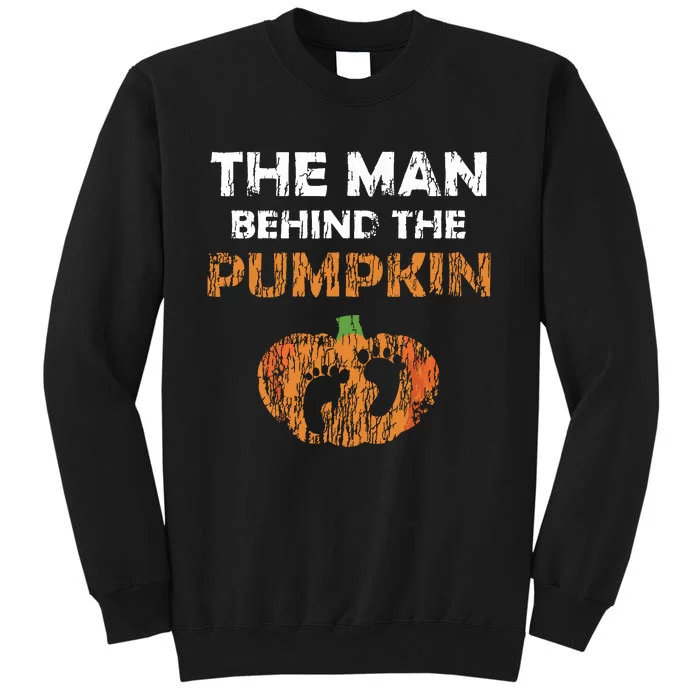 Pregnant Halloween Costume For Dad Expecting Lil Pumpkin Sweatshirt