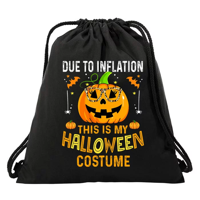 Pumpkin Halloween Costume Funny Halloween 2024 Drawstring Bag