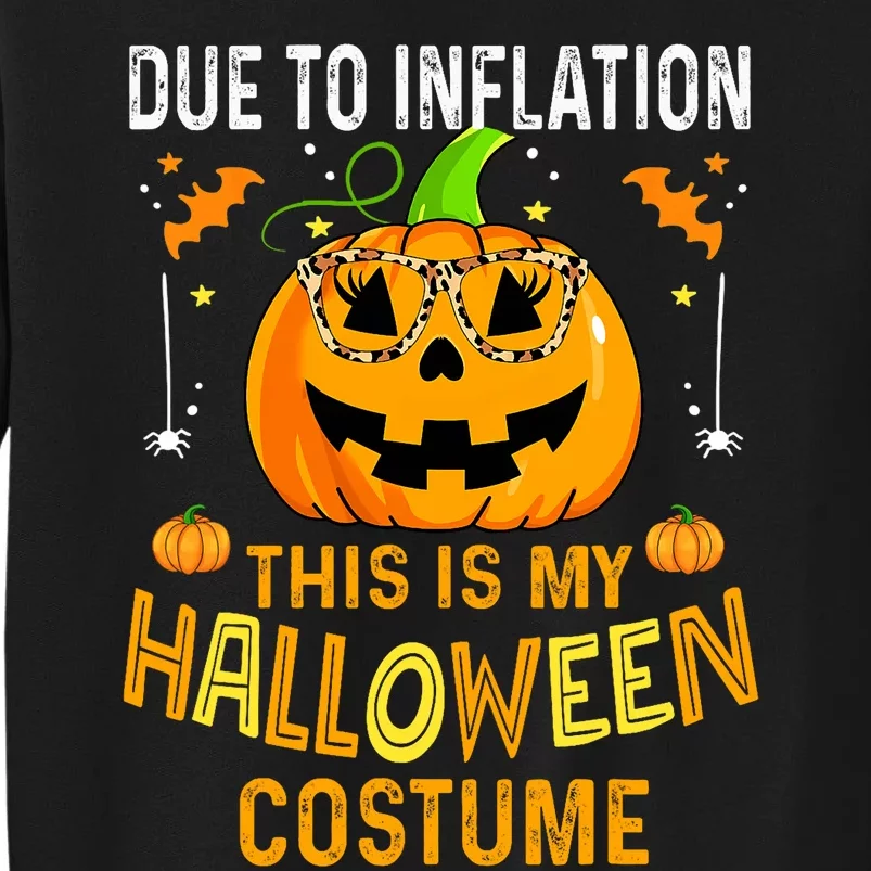 Pumpkin Halloween Costume Funny Halloween 2024 Tall Sweatshirt