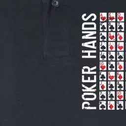 Poker Hands Cheat Sheet Card Casino Games Funny Player Gift Softstyle Adult Sport Polo