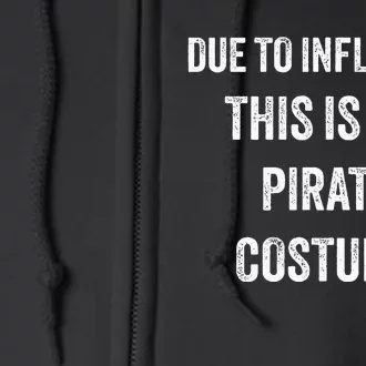 Pirate Halloween Costume Full Zip Hoodie