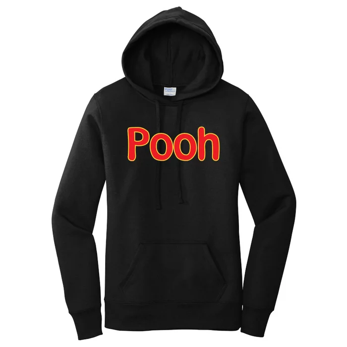 Pooh Halloween Costume Women's Pullover Hoodie