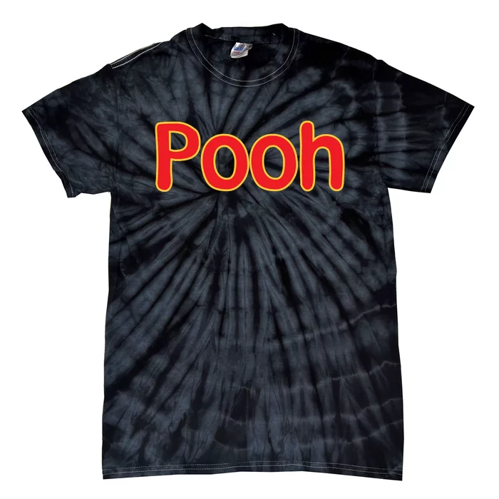 Pooh Halloween Costume Tie-Dye T-Shirt