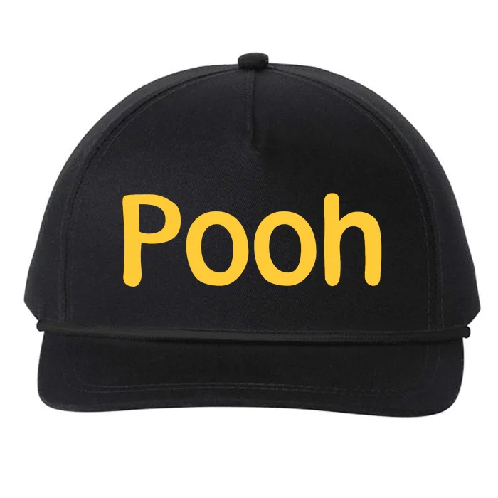 Pooh Halloween Costume Snapback Five-Panel Rope Hat