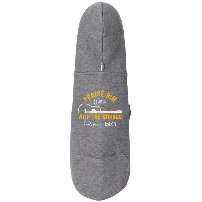 Praise Him Christian Design Doggie 3-End Fleece Hoodie