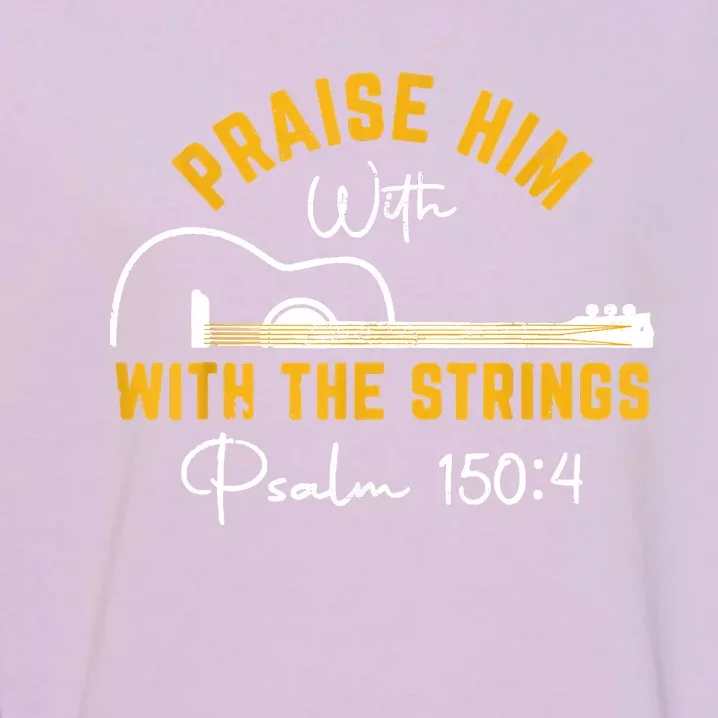 Praise Him Christian Design Garment-Dyed Sweatshirt