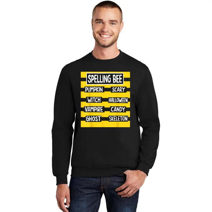 Pun Halloween Costume For Teachers Spelling Bee Sweatshirt