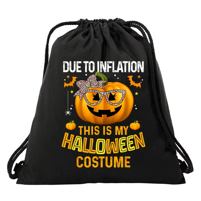 Pumpkin Halloween Costume Women Funny Halloween 2024 Drawstring Bag