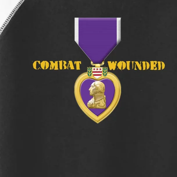 Purple Heart Combat Veteran Cool Toddler Fine Jersey T-Shirt