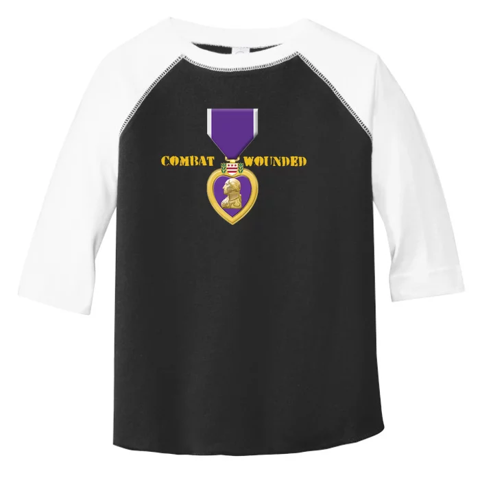 Purple Heart Combat Veteran Cool Toddler Fine Jersey T-Shirt