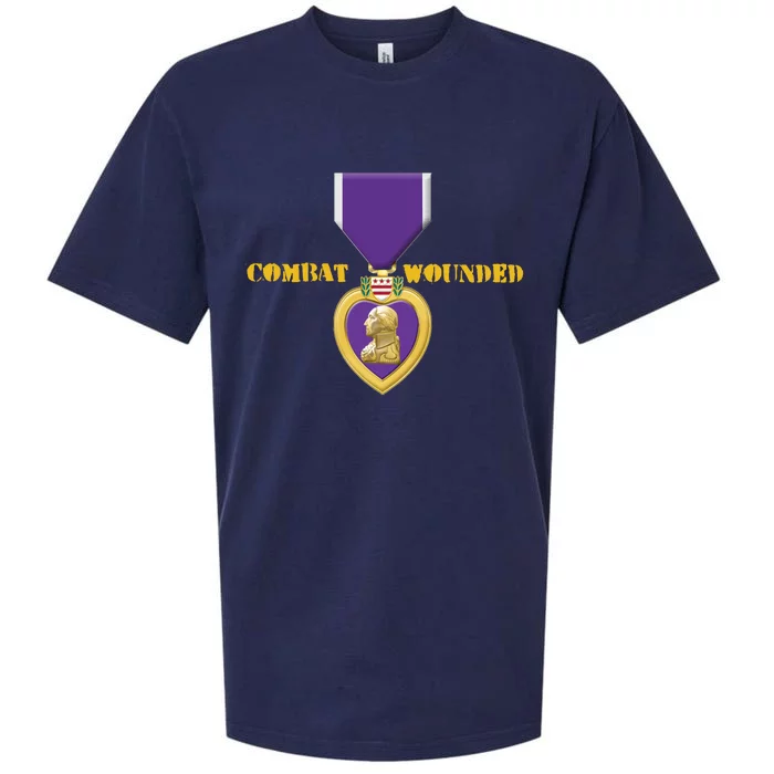 Purple Heart Combat Veteran Cool Sueded Cloud Jersey T-Shirt