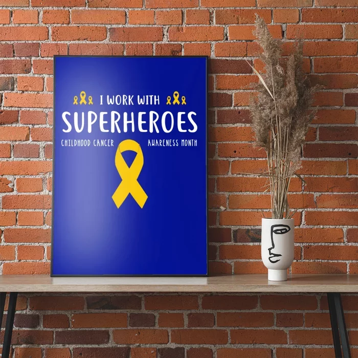 Pediatric Hood Cancer Awareness Nurse Funny Gift Great Gift Poster